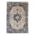 Vintage Indian Silk Rug, Hand-Knotted Geometric Design, 6' x 9' For Sale