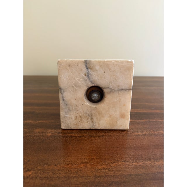 Grand Tour Style Bronze Figural Sculpture on Marble Pedestal, Neoclassical Dancer For Sale - Image 10 of 11