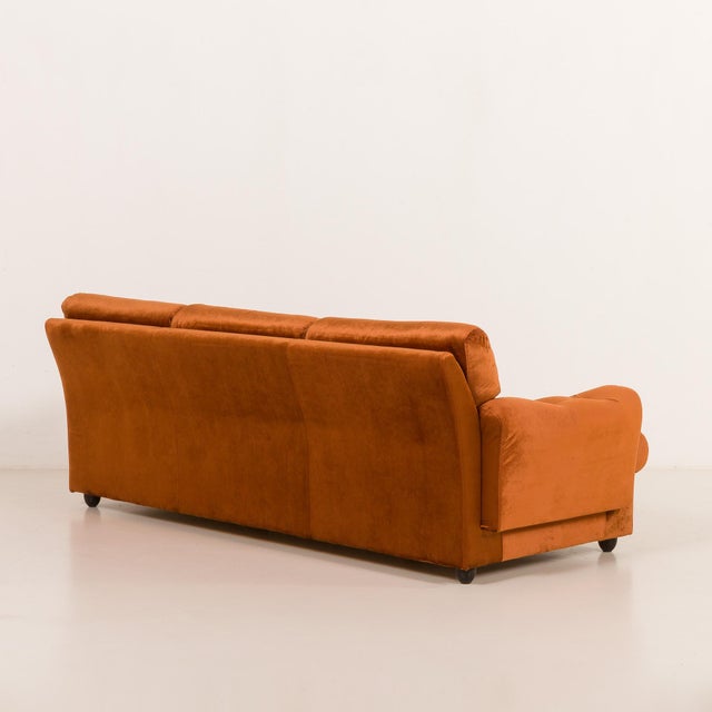 Vintage Italian Three-Seater Sofa from Brusnelli, 1970s For Sale - Image 9 of 15