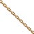 Unisex 14k Yellow Gold Solid 22.5” 3.1mm Biker Open Anchor Link Chain Necklace For Sale - Image 4 of 8