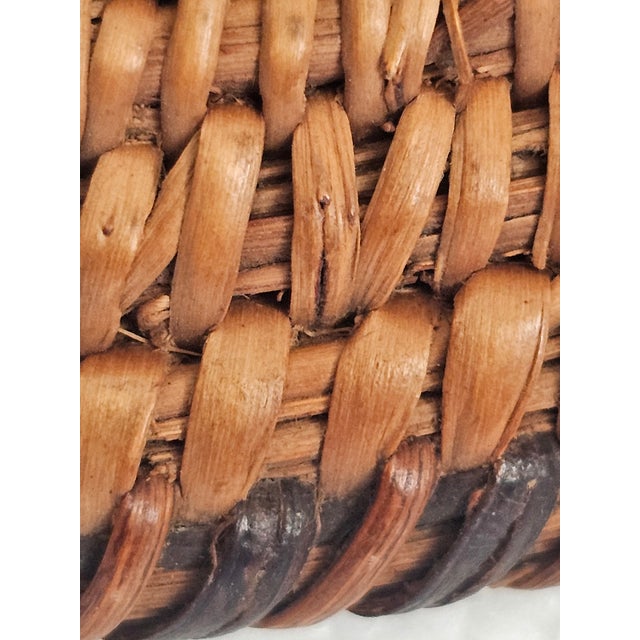 Antique Native American Pima (Akimel O'odham) Coiled Basket, Early 20th Century For Sale - Image 14 of 15
