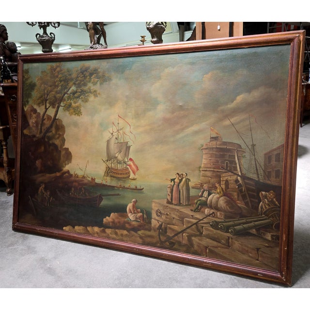 Landscape Composition, 1920s, Oil Painting on Canvas, in Good conditions. Designed 1920 to 1949