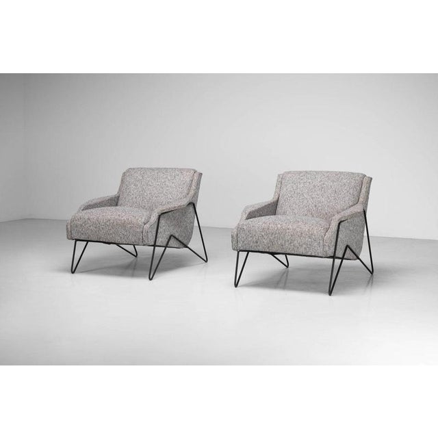 Low Lounge Chairs by Ernesto Hauner for Forma Moveis, Brazil, 1950s, Set of 2 For Sale - Image 16 of 18