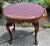 Knob Creek Cherry Oval End Table Vintage Queen Anne Side Drawer 1980s Accent For Sale - Image 10 of 14