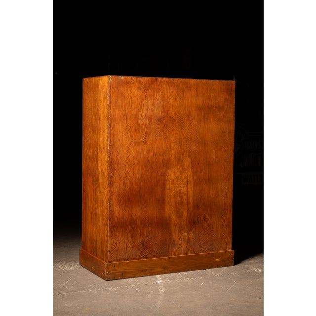 Early 20th Century Antique Oak 48-Drawer Index Cabinet For Sale - Image 5 of 12
