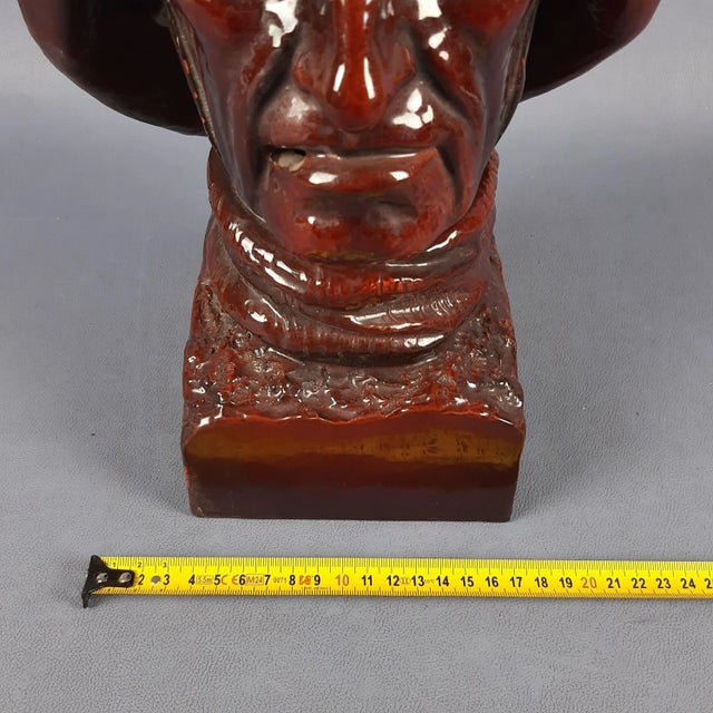 Ceramic Fisherman Sculpture by A. Ferreri for Cacciapuoti, 1950s For Sale - Image 14 of 16