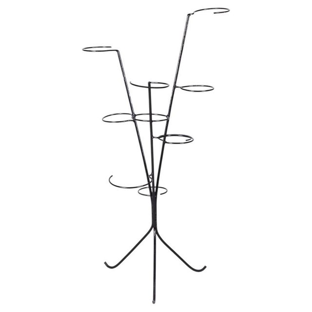 Mid-Century Czech Flower Stand in Lacquered Metal, 1950s For Sale - Image 10 of 10