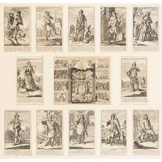 Johann Christoph Weigel, Pocket Calendar for the Year 1722, Paper For Sale