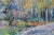 Arnolds Pankoks, Birches, 1980s, Oil on Canvas For Sale - Image 4 of 6