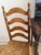 Antique Ladder Back Chairs with Rush Seats- Set of 2 For Sale In New York - Image 6 of 11