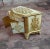 Wood 19th Century Italian Florentine Small Gilt-Wood Commodes - a Pair For Sale - Image 7 of 10