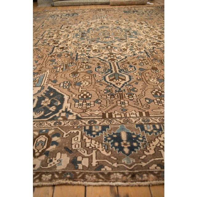 Vintage Distressed Bakhtiari Carpet - 10'2" x 12'1" For Sale - Image 10 of 11