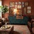Rustic Asian Style Distressed Rustic Teal Blue Low Tv Console Table Cabinet For Sale - Image 3 of 16