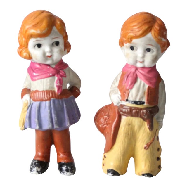 Vintage Cowgirl & Cowboy Figurines For Sale