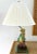 Vintage Foo Dog Lamp With Pleated Shade For Sale - Image 9 of 9