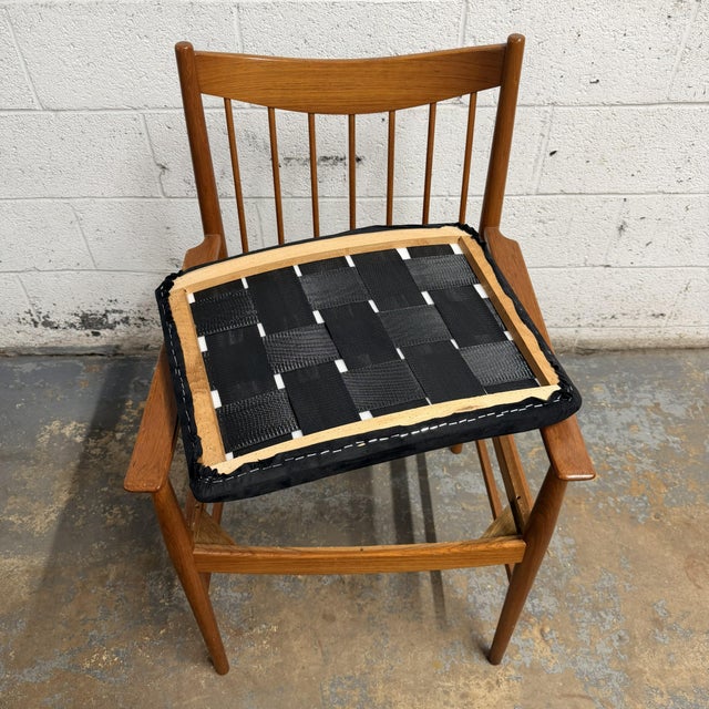 Set of 6 Arne Vodder for Sibast Danish Modern Teak Dining Chairs, 2 Arm 4 Side Circa 1960's For Sale - Image 15 of 16