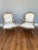 White Vintage French Gilt Fauteuil Armchairs - A Pair For Sale - Image 8 of 9