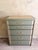 Mid-Century Modern 1970s Sage Green Tall Dresser | Organic Modern Chest of Drawers With Natural Wood Accents For Sale - Image 3 of 10