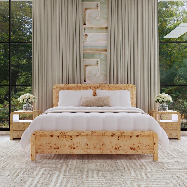 The Butler Specialty Company Cora Panel Bed effortlessly blends mid-century modern and traditional designs, featuring...