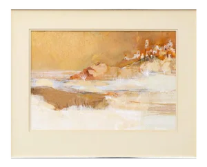 Grace Eichholz "Morning Bay" Landscape Abstract Late 20th Century