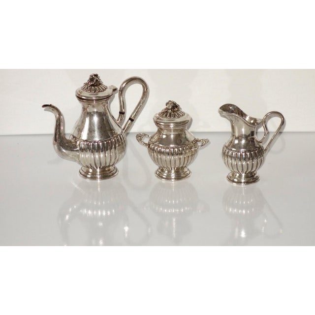 Vintage 800 Silver Coffee Service, 1920s, Set of 3 For Sale - Image 6 of 6