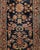 Early 1900s Persian Lilian Runner, Handwoven Allover Floral Design, Navy & Red, 3’ X 7’ For Sale In Chicago - Image 6 of 12