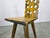 Brutalist Wooden Chairs, Former Czechoslovakia, 1950s, Set of 3 For Sale - Image 9 of 16