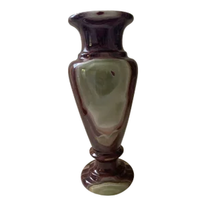 Transitional Honey Large Marble Onyx Vase