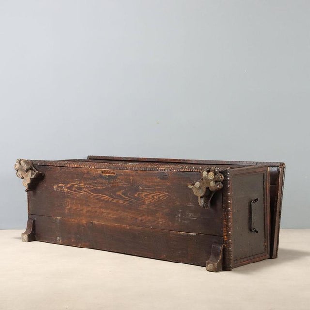 Antique Italian Walnut Chest, 1700s For Sale - Image 14 of 15