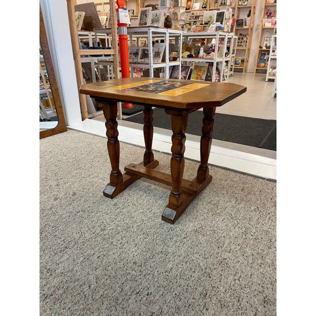 Mid-Century Modern 1970s Vintage Mason Monterey California Tile Top Table For Sale - Image 3 of 7