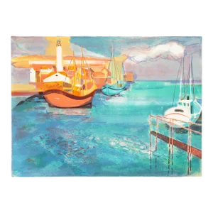 'Grau Du Roi, Camargue' by Georges Lambert, Mid-Century Lithograph, Salon Des Artistes Francaises, Academie Chaumiere