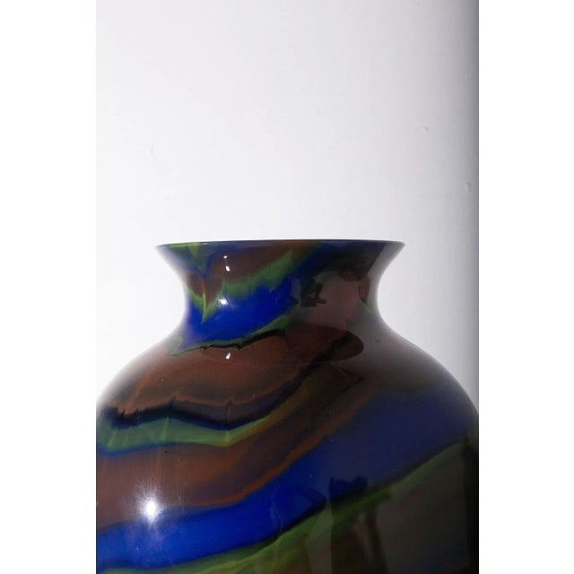 Postmodern Murano Glass Vase by Ottavio Missoni, Italy, 1980s For Sale - Image 4 of 9