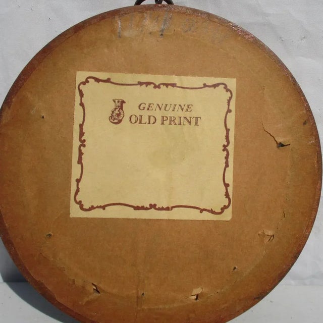 Vintage Book Plate of Roman Imagery Framed For Sale - Image 4 of 5