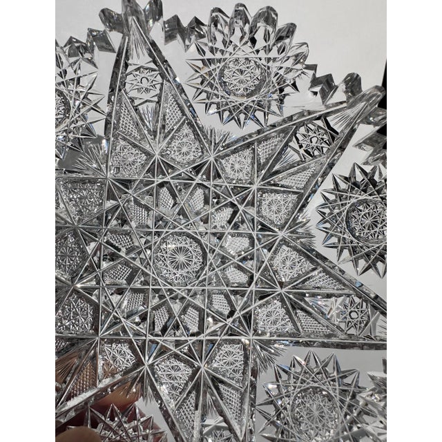 American Antique American Brilliant Nappy Dish Set- 3 Pieces For Sale - Image 3 of 13