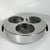 Mid 20th Century Belgian Buenilum Triple Electric Buffet Warming Server With Frosted Glass Inserts For Sale - Image 9 of 11