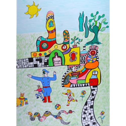 Paper Leaving School, 1995, Lithograph For Sale - Image 7 of 7