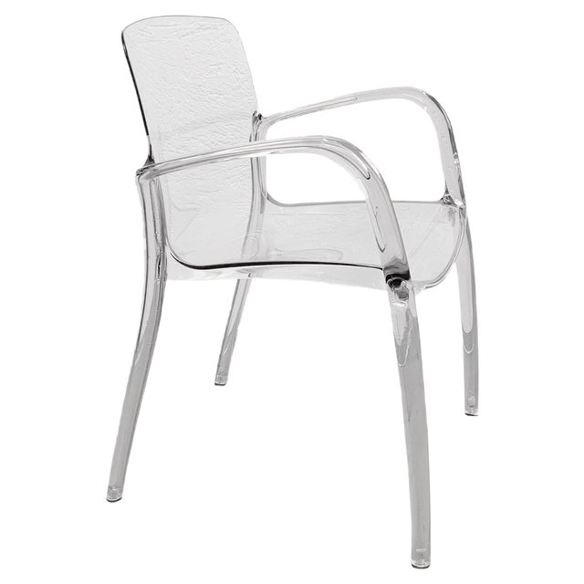 Italian Tiffany Armchair in Acrylic Glass by Marcello Ziliani for Casprini For Sale