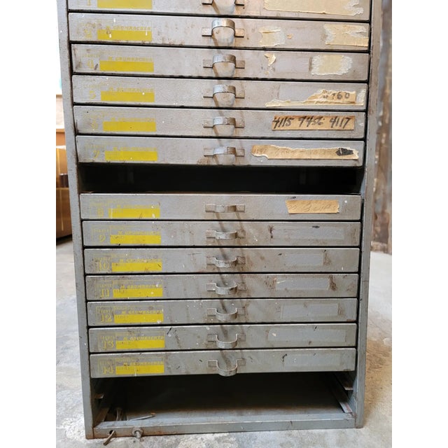 Mid 20th Century Industrial Paintbrush Point of Sale Cabinet For Sale - Image 9 of 11