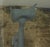 Circular glass top with polished edge Base formed as three stylised bronze sea serpents supporting the top Great piece for...