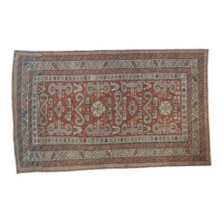 Antique Distressed Shirvan Rug - 3'6" X 5'6" For Sale