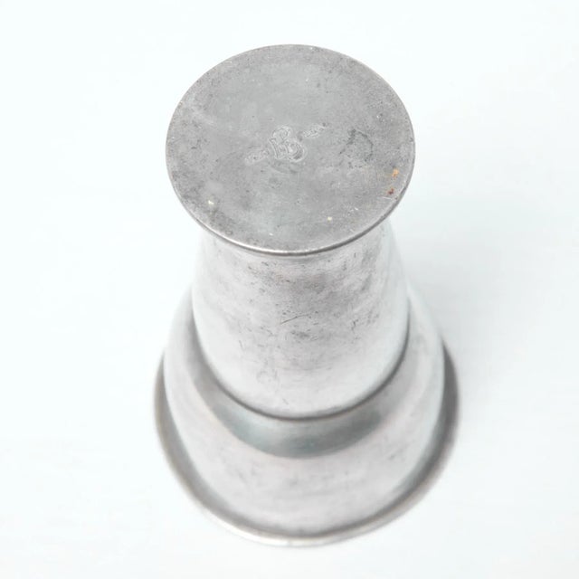 Early 20th Century Antique Mogens Brass & Pewter Ballin Vase For Sale - Image 5 of 7