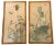 Japanese Watercolors of Flora and Fauna - a Pair For Sale