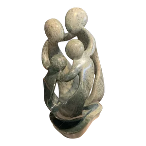Agrippa Ndongwe Family Series Abstract Figurative Sculpture