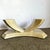 Beige Postmodern Sculpted Tessellated Stone Coffee Table Base For Sale - Image 8 of 11