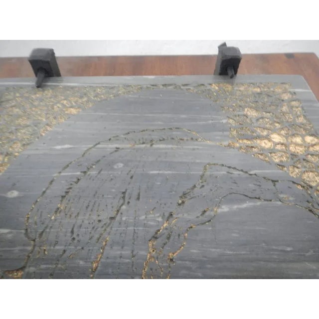 1970s Madonna Sculpture in Marble, 1970s For Sale - Image 5 of 13