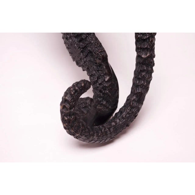 French Bronze Black Panther Sculpture For Sale - Image 10 of 13