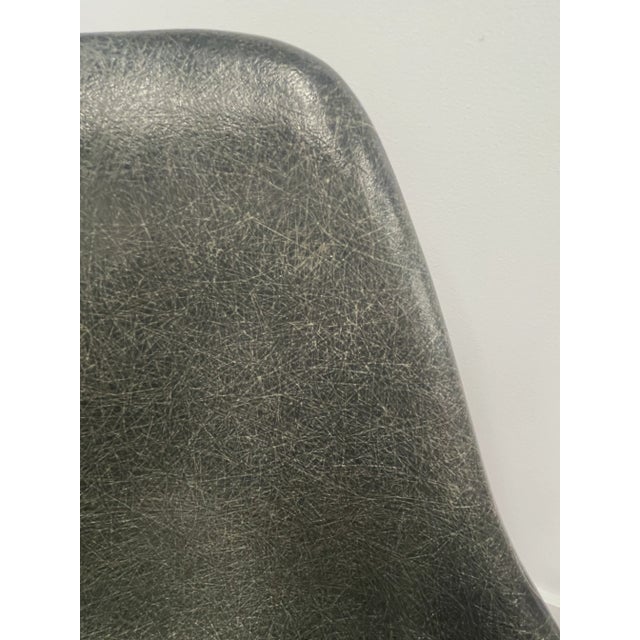 Pair of Vintage Mid Century Modern Douglas Fiberglass Posture Perfect Chairs. Black tubular base. Circa 1960. Similar age...