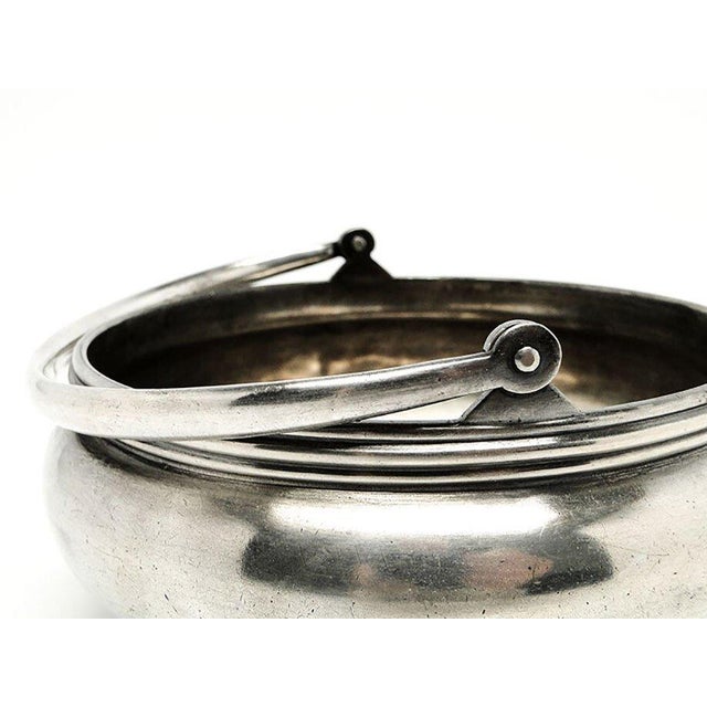 Metal Early 20th Century Sugar Bowl from Berndorf, Germany For Sale - Image 7 of 13