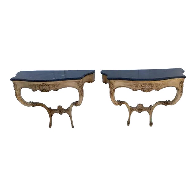 Early 19th Century Pair of Antique French Demi-Lunes For Sale