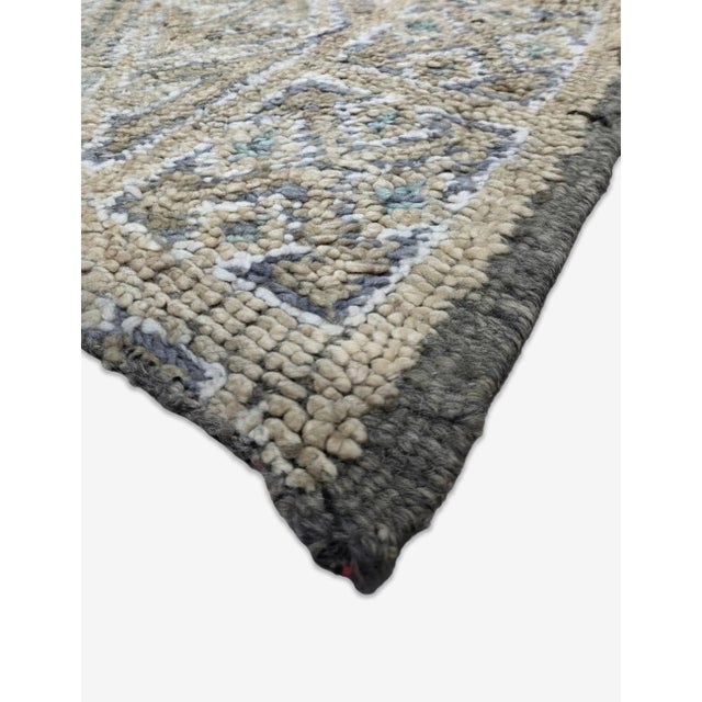 Mid-Century Modern Handknotted Moroccan Beni MGuild Wool Rug - 10.5 X 6.9 Ft For Sale - Image 3 of 6